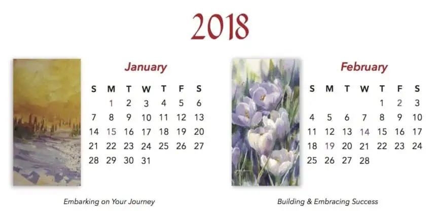 Resource - 2018 Calendar