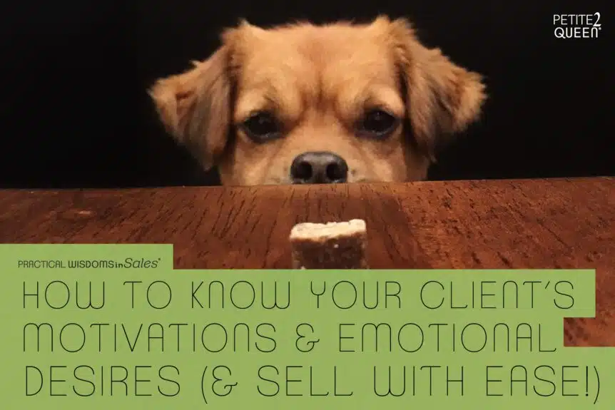 How to Know Your Client’s Motivations and Emotional Desires (and Sell with Ease!)
